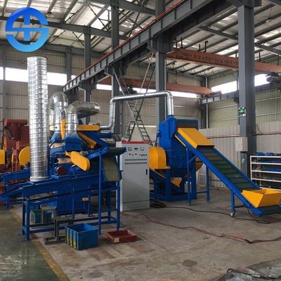 PLC 500kg/H Bakır Tel Geri Dönüşüm Makinası 110.76kw Güç 600Kg/H