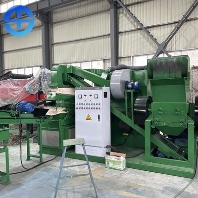 Kompakt Hurda Bakır Teller Geri Dönüşüm Makinesi 20mm 300kg / H 400kg / H% 99,9 Saflık