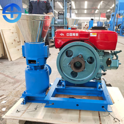 7.6 HP Pelet Boyutu 5mm 6mm 8mm Çim Pelet Yapma Makinesi