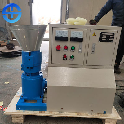% 10 Nem Düz Kalıp 120mm Biyokütle Pelet Makinesi
