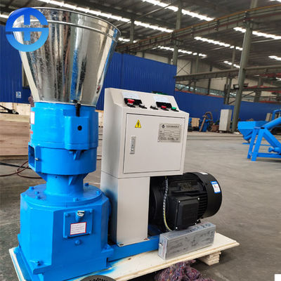 Tek Fazlı Elektrikli Küçük 100kg / H Tavuk Yemi Pelet Makinesi