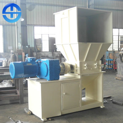 22 Kw Çift Milli Parçalayıcı Hurda Metal Parçalayıcı Makinesi PLC Kontrolü Az Toz
