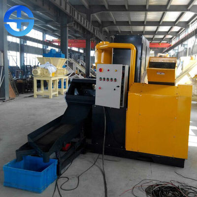 380 V Hurda Metal İşleme Ekipmanları Hurda Bakır Tel Öğütücü% 99.9 Bakır Saflığı