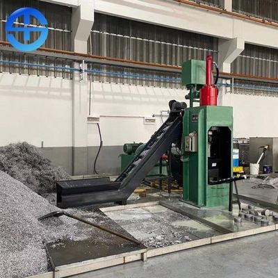 Alüminyum Alaşımlı Profil için φ80mm Silindir Hidrolik Briketleme Pres Makinesi