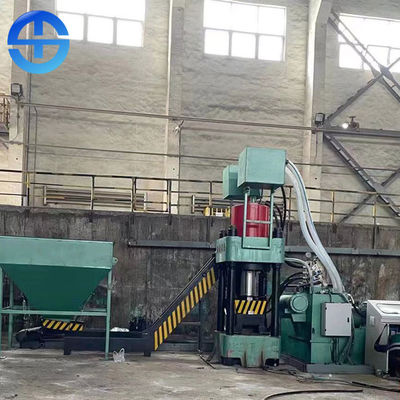 30kw 8-10 Ton / 8 Saat Briketleme Pres Makinesi Metal Talaş Briketleyici