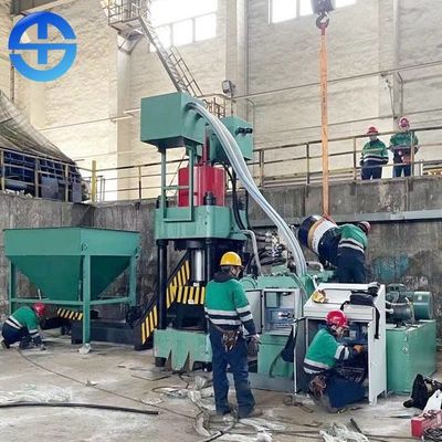 30kw 8-10 Ton / 8 Saat Briketleme Pres Makinesi Metal Talaş Briketleyici