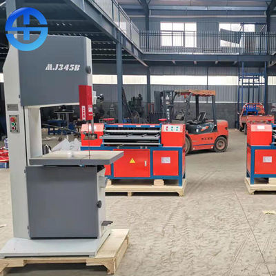 Radyatörler için 2.2kw 380V / 50HZ Motor Şerit Testere Makinesi